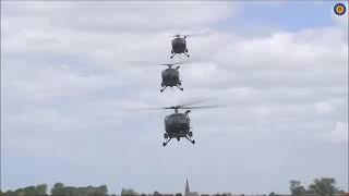 Belgian Alouette III formation flight