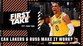 Perk APPLAUDS Russell Westbrook for Lakers performance  | First Take