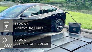 Portable Solar EV Charging