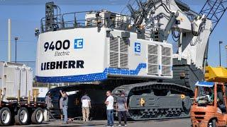 400 Tonne Liebherr Excavator Leaving MINExpo 2024