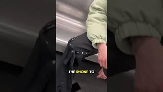 He ran off half-asleep… and left his phone! #shorts #youtubeshorts