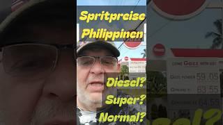 Spritpreise Philippinen: Benzin, Super, Diesel #bohol #philippinen