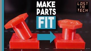 Why your 3d printed stuff doesn't fit together and how to fix it!