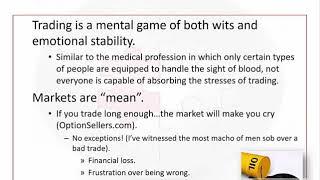 The Only Magic in Commodity Trading: Humility (Trading Psychology and Emotional Management)