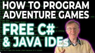 Install Free C# and Java Programming Software (Complete Course in Adventure Game Programming)