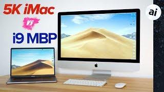 2018 i9 MacBook Pro vs 2017 5K iMac - Performance Comparison!