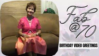 WOWA's 70th BIRTHDAY VIDEO GREETINGS | JANJAM KINGDOM