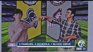 2 Families, 2 Schools, But 1 Blood Drive