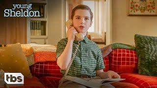 Sheldon Gets His Physics Lecture By Phone (Clip) | Young Sheldon | TBS