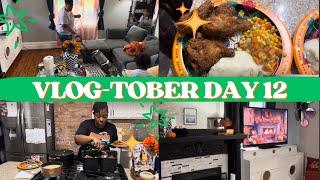 VLOGTOBER DAY 12 | MY SON IS 18 YO, DEEP CLEANING LIVING & DINING ROOM BEFORE SURGERY | FURNITURE