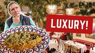 Reviewing a LUXURIOUS ITALIAN RESTAURANT!