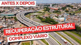 Filmagem com Drone Recuperação Estrutural Complexo Viário Jacu Pêssego