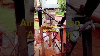 Airless Pump Aplication // Aplikasi Pompa Airless ( Paint Sprayer)