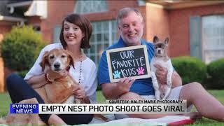 Empty nest photo shoot goes viral