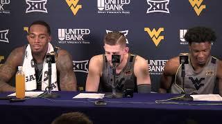 BlueGoldNews.com: WVU Basketball Jimmy Bell Erik Stevenson Kedrian Johnson Auburn Postgame 1/28/23