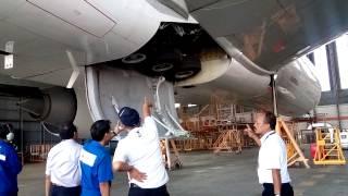 Test landing gear Boeing 777-300 ER