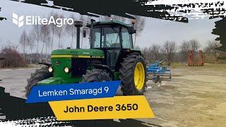 Коли важливий не вік, а стан Трактор John Deere 3650 | 115| Lemken  Smaragd 9| 3м захвату️