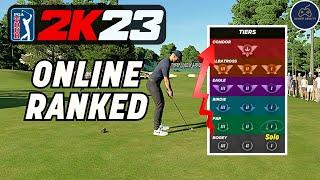 PGA Tour 2K23 Online Ranked - Epic WIN STREAK on ROAD TO CONDOR!