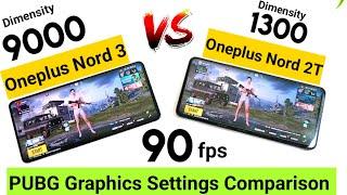 Oneplus Nord 3 vs Oneplus Nord 2T PUBG 90fps Graphics After Update Comparison 