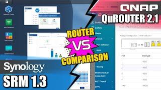 Synology SRM 1.3 vs QNAP QuRouter 2.1.5 Software Comparison