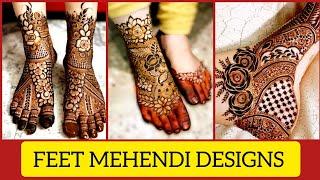 New Top 20 Feet Mehendi Designs for Brides & Eid  | Beautiful Bridal Foot Mehndi Design for Eid 2024