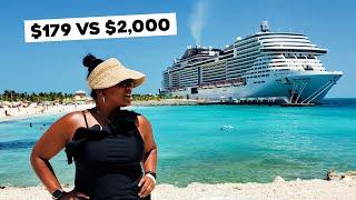 Cheapest Cruise Vs Most Expensive Cruise | Was It Worth It