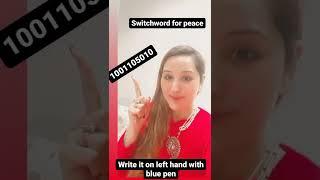 Peace is Everything. chant maximum times this number . ️ on left arm or hand. Dm for sessions 