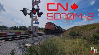 Speedy SD70M-2 Weed Control Train | CN Dundas Sub