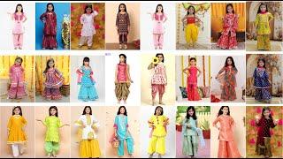 Little Girl Dress Designs 2025 | Baby girl dress design ideas/Kids punjabi suit design #kidsfashion