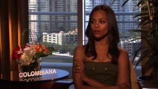 Zoe Saldana interview for Colombiana