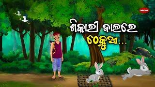 ଶିକାରୀ ଜାଲରେ ଠେକୁଆ -Shikari Jalare Thekua / Odia Gapa/ Odia moral story/Odia animal story / Cartoon