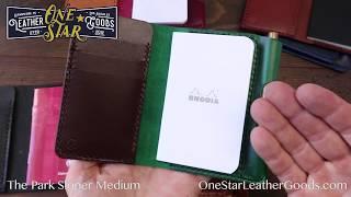 The Park Sloper Medium Wallet / Notebook / Pen