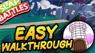 EASY Walkthrough of Dreamscape Pillow Glove (NO CUTS) - Slap Battles Roblox