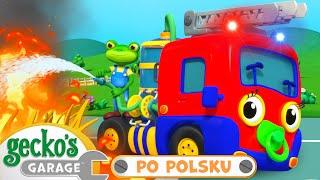 Mała Tirka gasi pożar | Warsztat Gekona | Bajka dla dzieci po polsku | @GeckosGaragePoPolsku