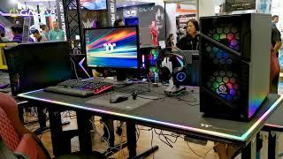 RGB Masa? Var! Yükseklik Ayarlı Oyuncu Masasına Baktık  - Computex 2019 #28