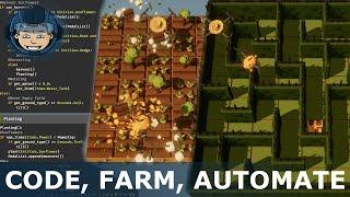 CODE, FARM, AUTOMATE: The Farmer Was Replaced - Programming a Drone (Video Game)