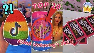 MY TOP 20 *BEST* ASMR MYSTERY UNBOXING VIDEOS OF 2021! *THE ULTIMATE COMPILATION*| Rhia Official