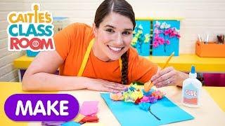 Caitie's Classroom | Tissue Paper Tree | Preschool Craft