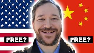 Was I more free in China or the USA?