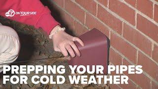 Tips for prepping the water pipes in your home for the cold weather