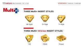 Vargus Machining Tip 102: Multi Tooth Inserts for High Productivity