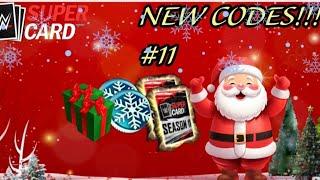 11TH CODE!! MORE REWARDS!! MONSTER SUPPORT CARD!!?? WWE SUPERCARD