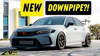 NEW RACE DOWNPIPE FOR THE FL5 TYPE R! VLOG 16