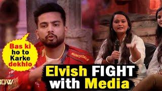 Bigg Boss 18 Today Episode Promo Elvish Yadav FIGHT with Media #bb18