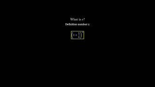 what is e?