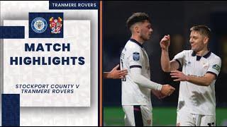 Match Highlights | Stockport County v Tranmere Rovers - BSM Trophy