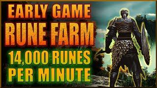 New Elden Ring EARLY Rune Farm - 14,000 per minute - Level 10 to 120 - No Bird, No Ball! Level Fast