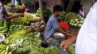 Amazing Road Side Morning Fresh Vegetables Market in Dhaka Bangladesh