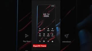 Customize HyperOS Like a PRO | Poco x6 pro | dark minimal #hyperos #pocox6pro #theme #wallpaper