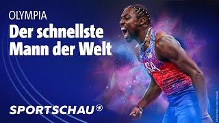 Leichtathletik: Fotofinish im 100-Meter-Finale | Olympia 2024 | Sportschau